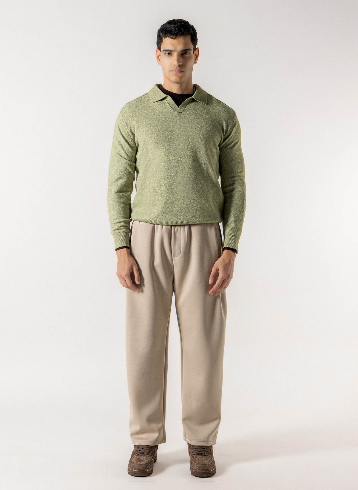 SOFT PLEATED JOGGERS