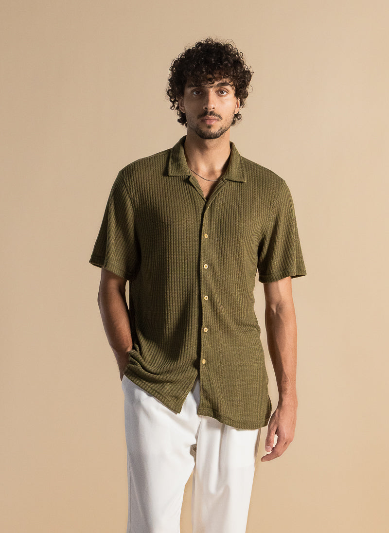 TEXTURED COMFORT SHIRT