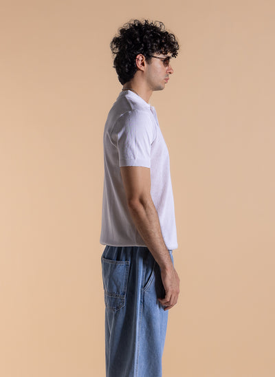 TEXTURED SLIM FIT POLO SHIRT