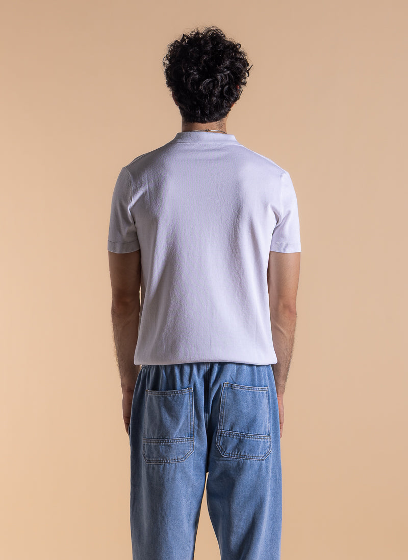 TEXTURED SLIM FIT POLO SHIRT