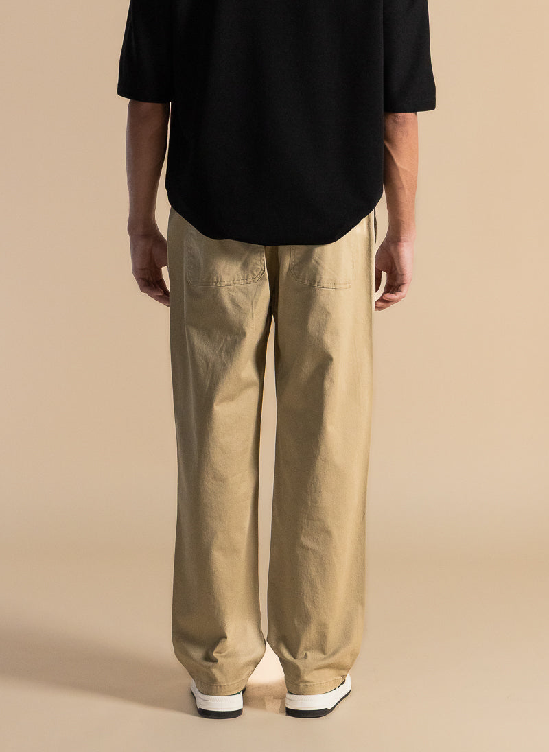 STRAIGHT FIT COMFORT TROUSERS