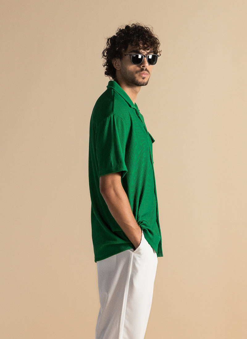 TEXTURED STRECHY SHIRT