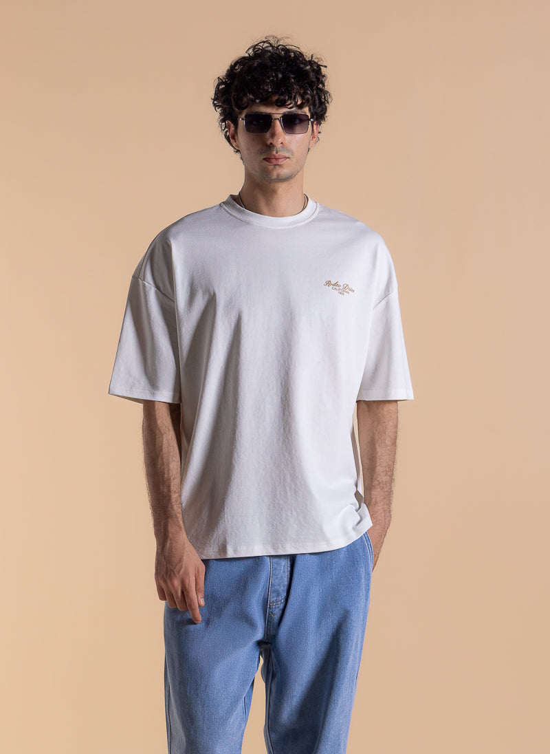 MIDWEIGHT DETAIL PRINTED T-SHIRT