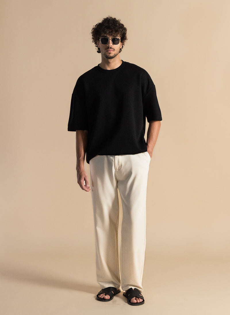 SOFT COTTON COMFORT TROUSERS