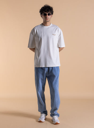 MIDWEIGHT DETAIL PRINTED T-SHIRT
