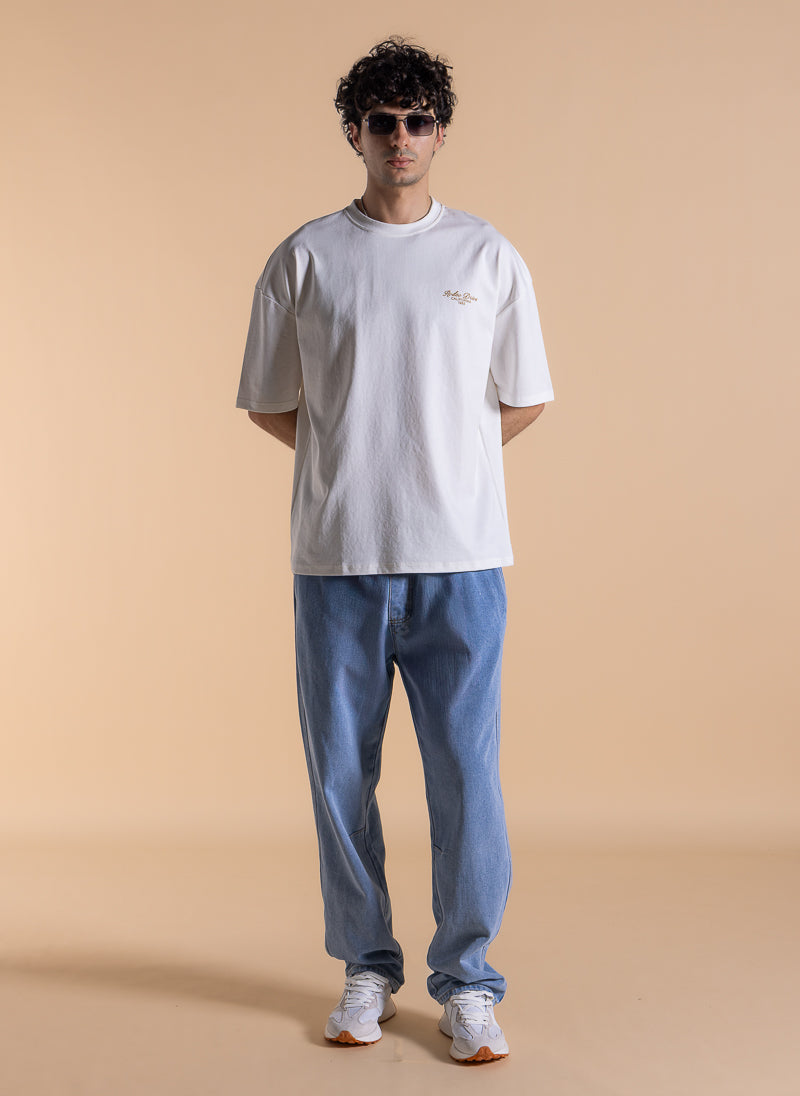 MIDWEIGHT DETAIL PRINTED T-SHIRT