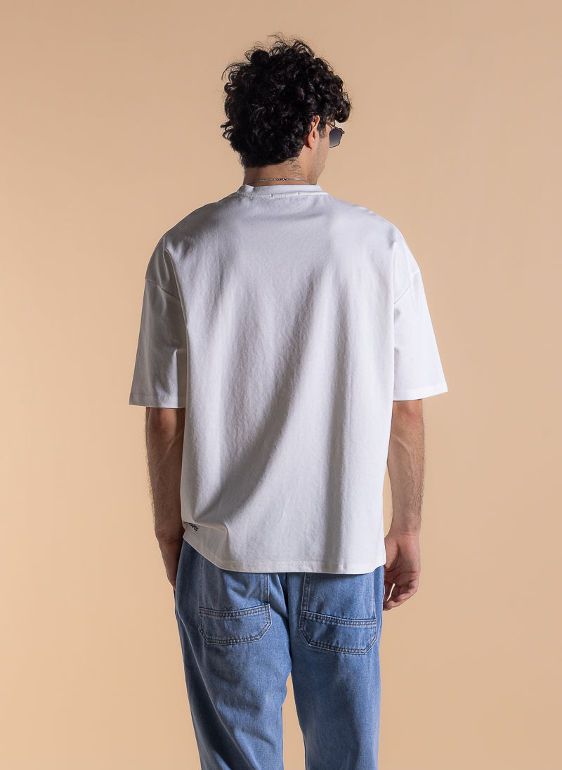 MIDWEIGHT DETAIL PRINTED T-SHIRT