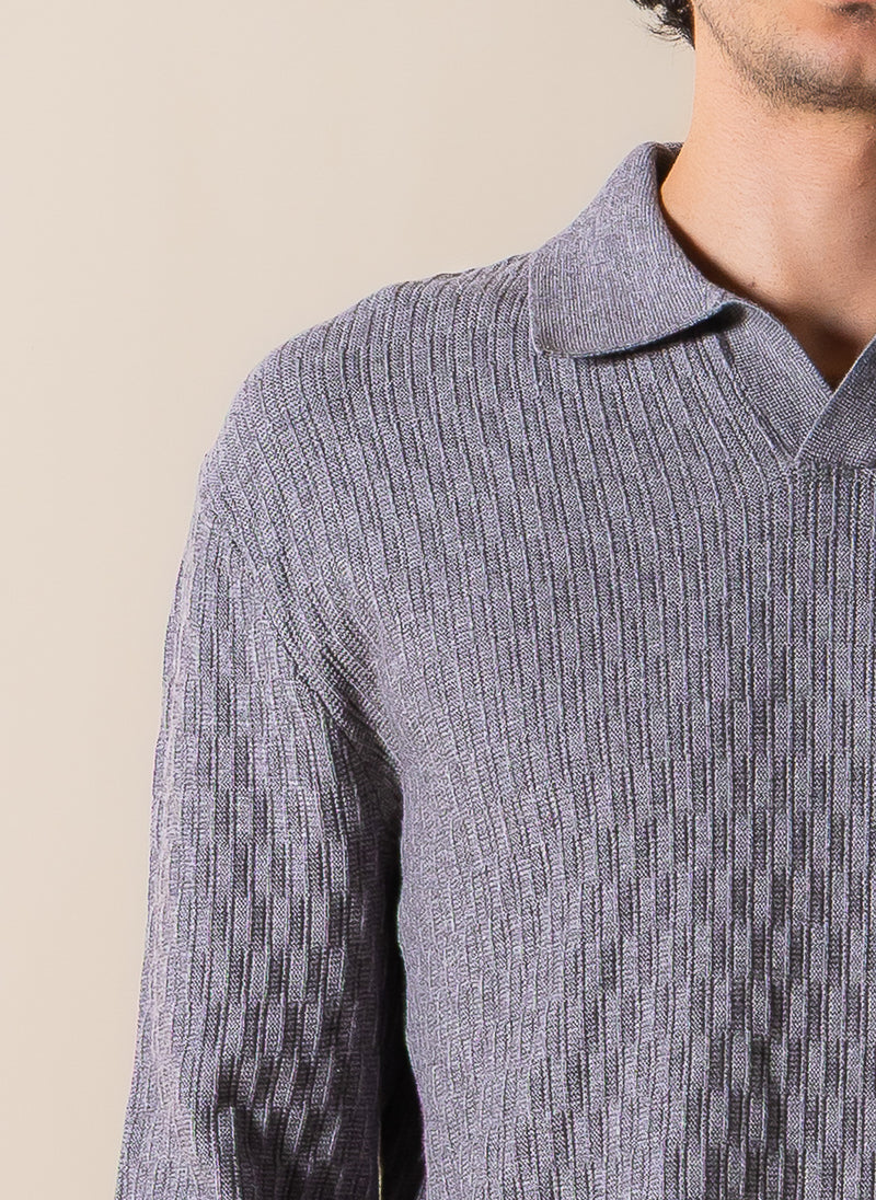 TEXTURED POLO SHIRT
