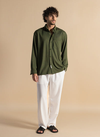 TEXTURED STRETCHY SHIRT