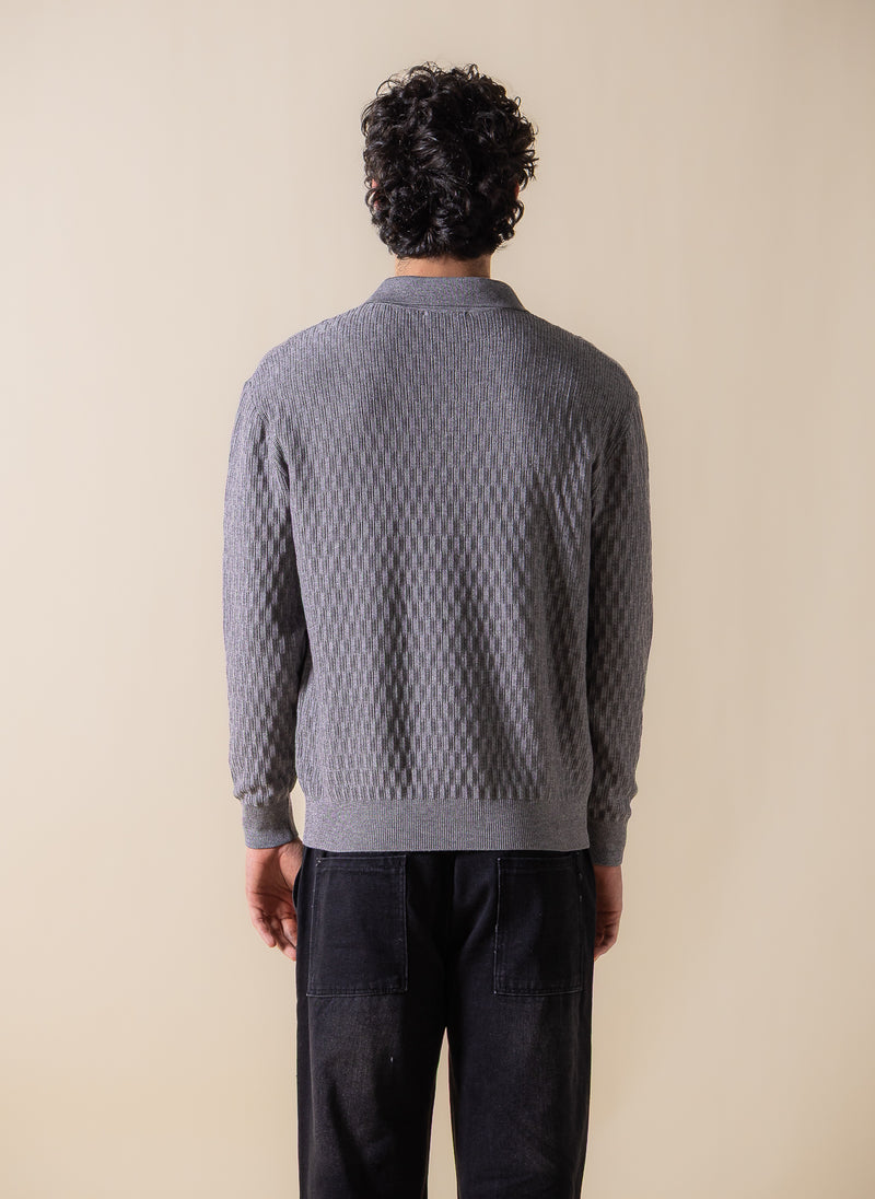 TEXTURED POLO SHIRT