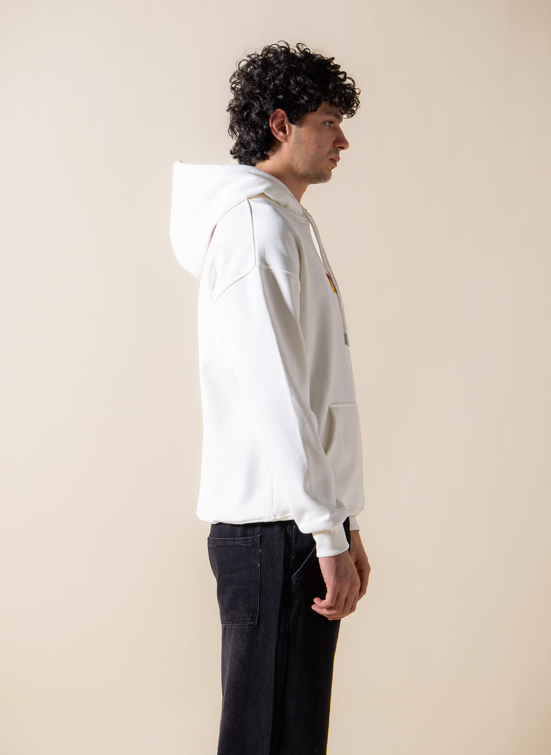 DETAILED PATCHWORK HOODIE