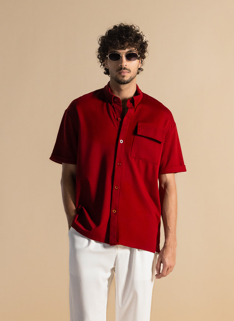 DETAILED POCKET SHIRT
