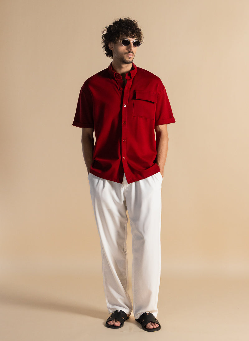 DETAILED POCKET SHIRT