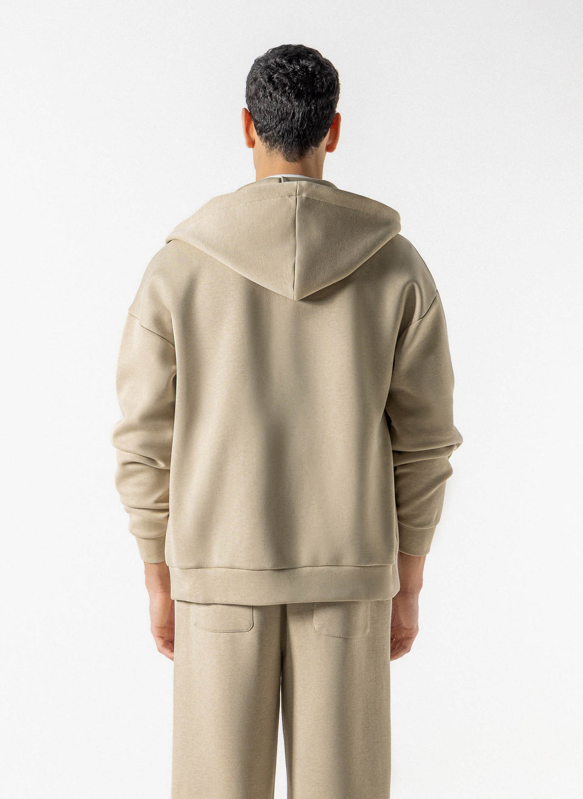 ZIP-UP SOFT TECHNICAL HOODIE