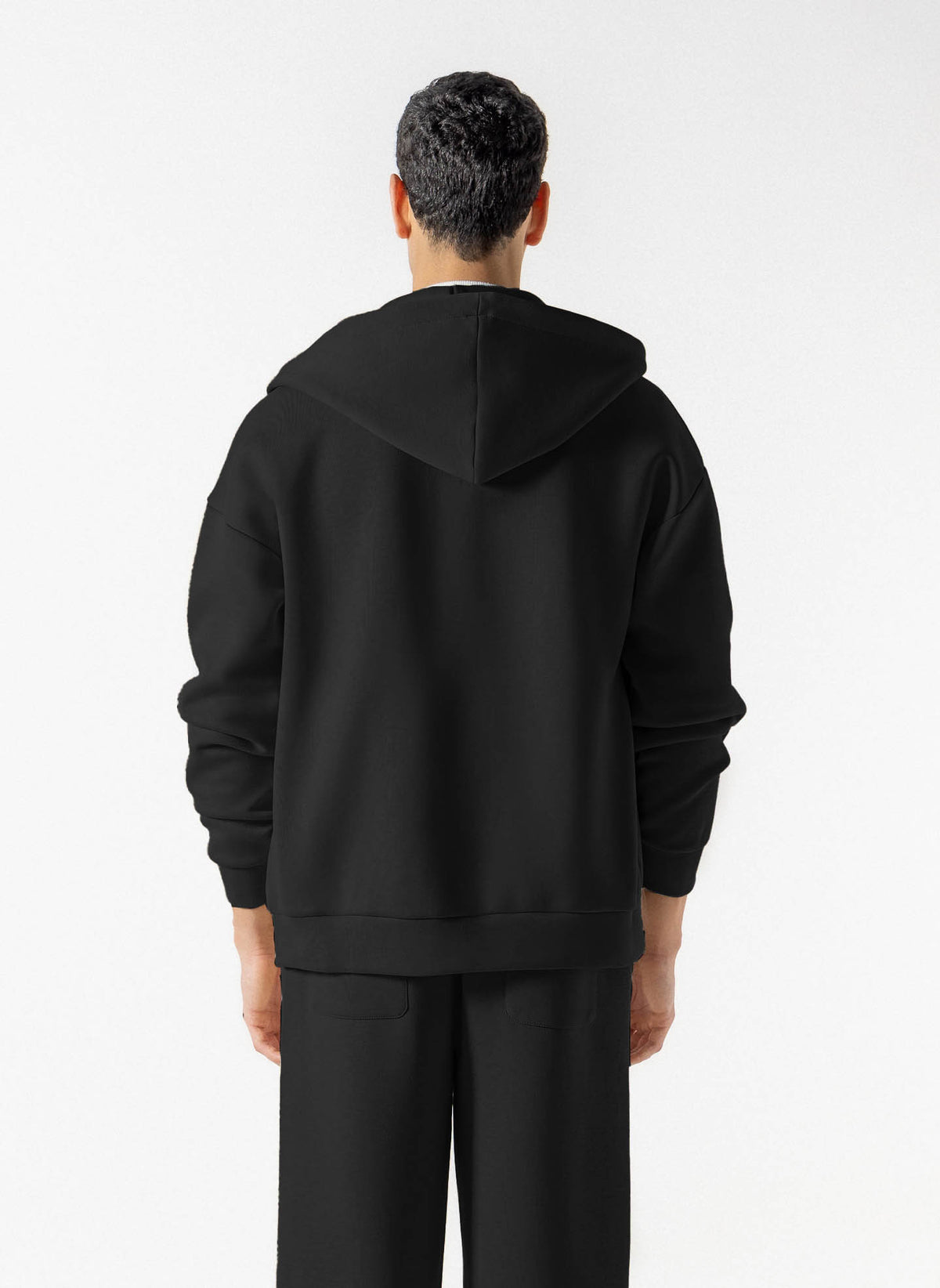 ZIP-UP SOFT TECHNICAL HOODIE