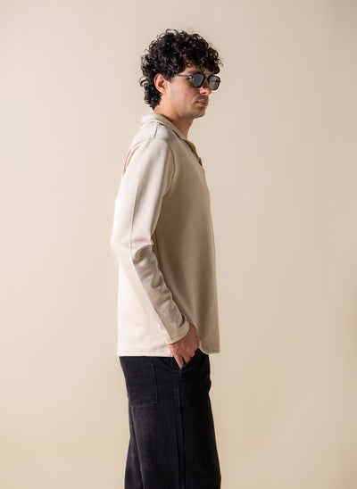 SOFT POLO SWEATSHIRT