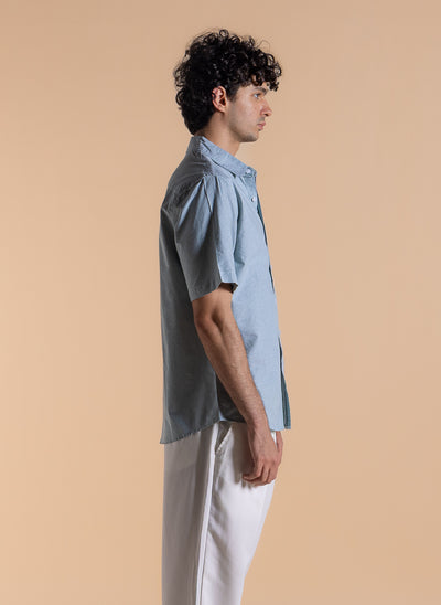STRIPED SLIM COTTON SHIRT