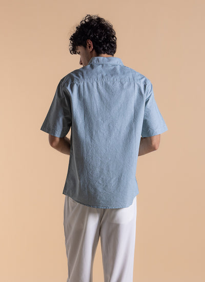 STRIPED SLIM COTTON SHIRT