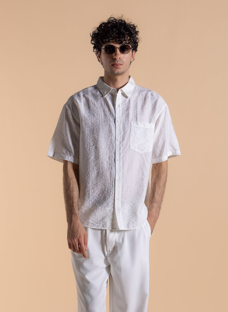 LIGHTWEIGHT TEXTURED SHIRT