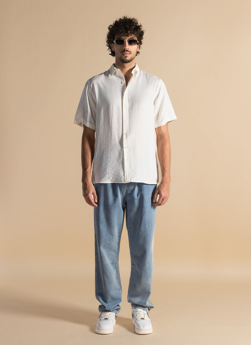 LINEN BLEND COMFORT SHIRT