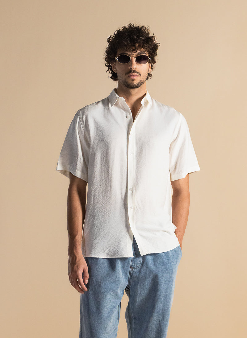 LINEN BLEND COMFORT SHIRT