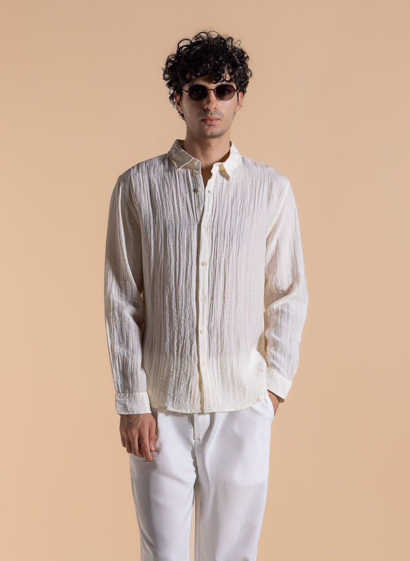 LIGHTWEIGHT TEXTURED SHIRT