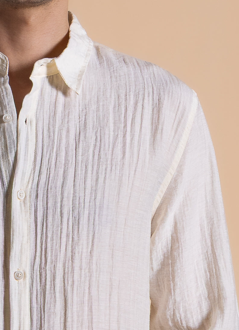 LIGHTWEIGHT TEXTURED SHIRT