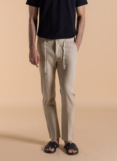 DETAILED SLIM COMFORT TROUSERS