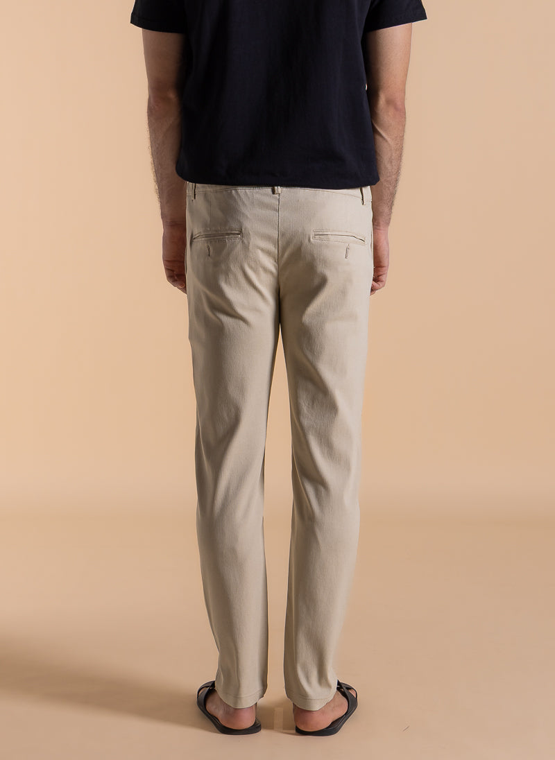 DETAILED SLIM COMFORT TROUSERS