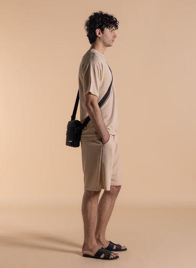 TEXTURED COMOFRT T-SHIRT SET