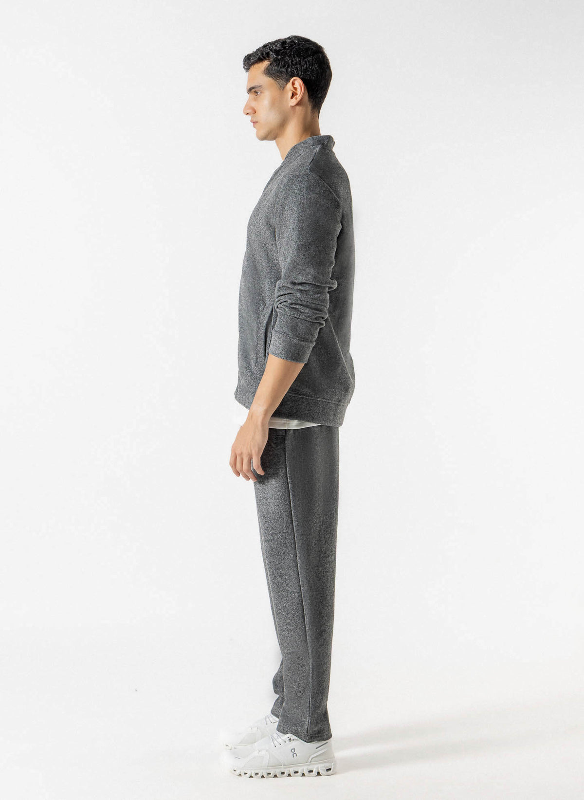 ZIP-UP BOMBER JACKET SET