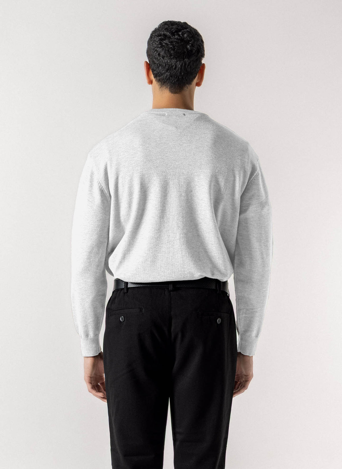HENLEY KNIT SWEATER