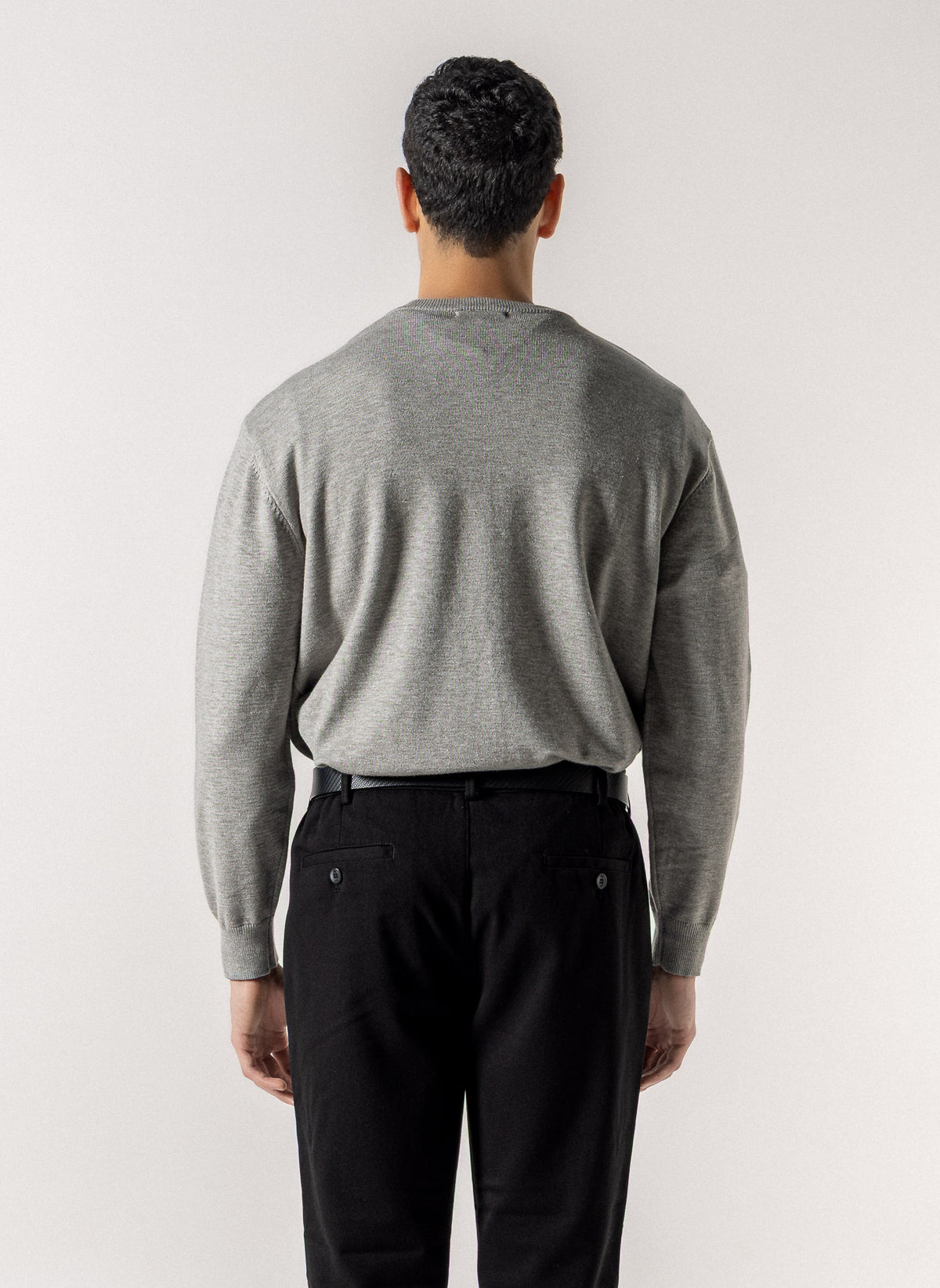 HENLEY KNIT SWEATER
