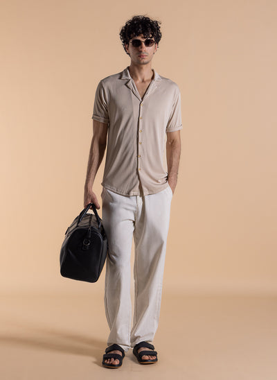 TEXTURED SLIM SHIRT
