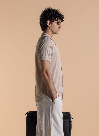 TEXTURED SLIM SHIRT