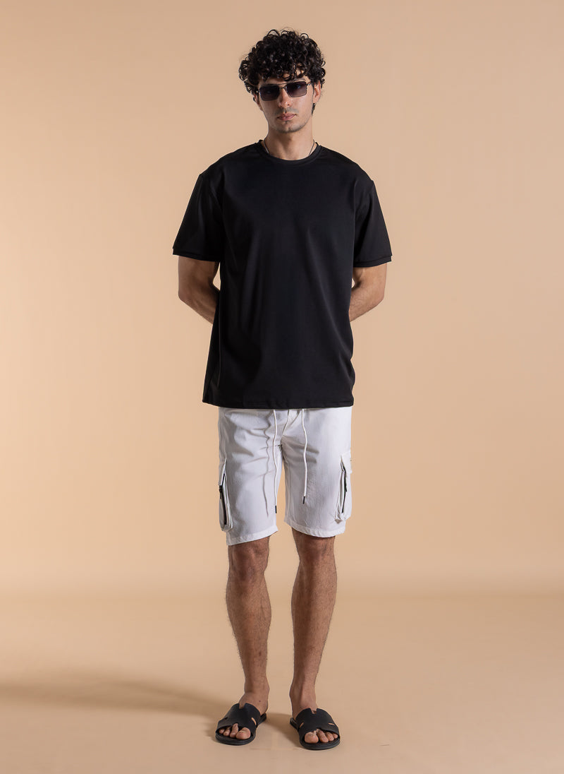 DETAILED CARGO SHORTS