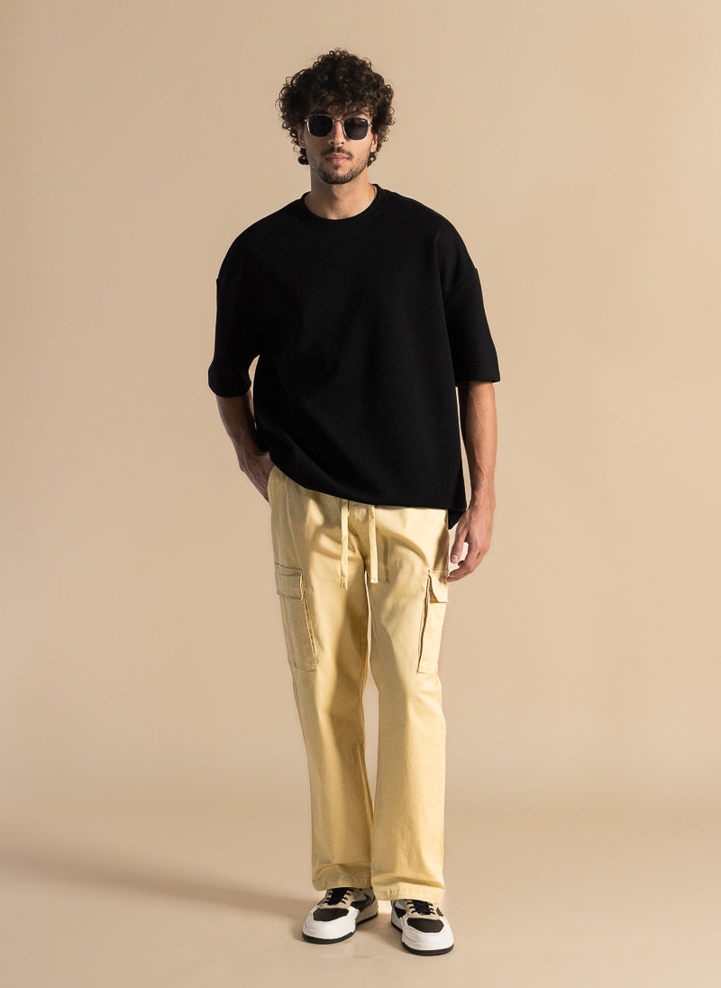 RELAXED FIT CARGO TROUSERS