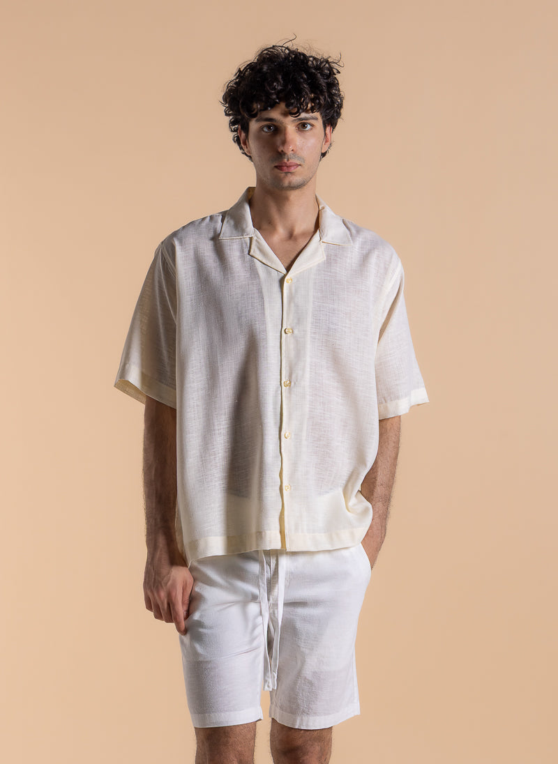 COMFORT LINEN BLEND SHIRT