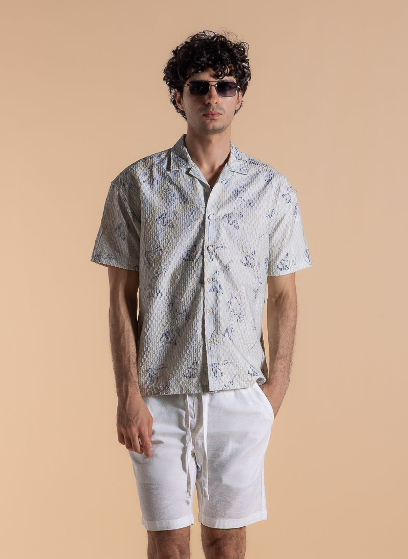 ABSTRACT PRINT COMFORT SHIRT