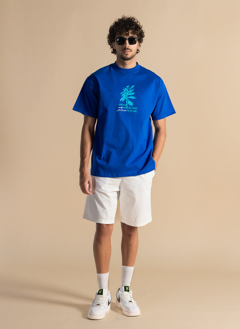 CONTRAST PRINTED T-SHIRT