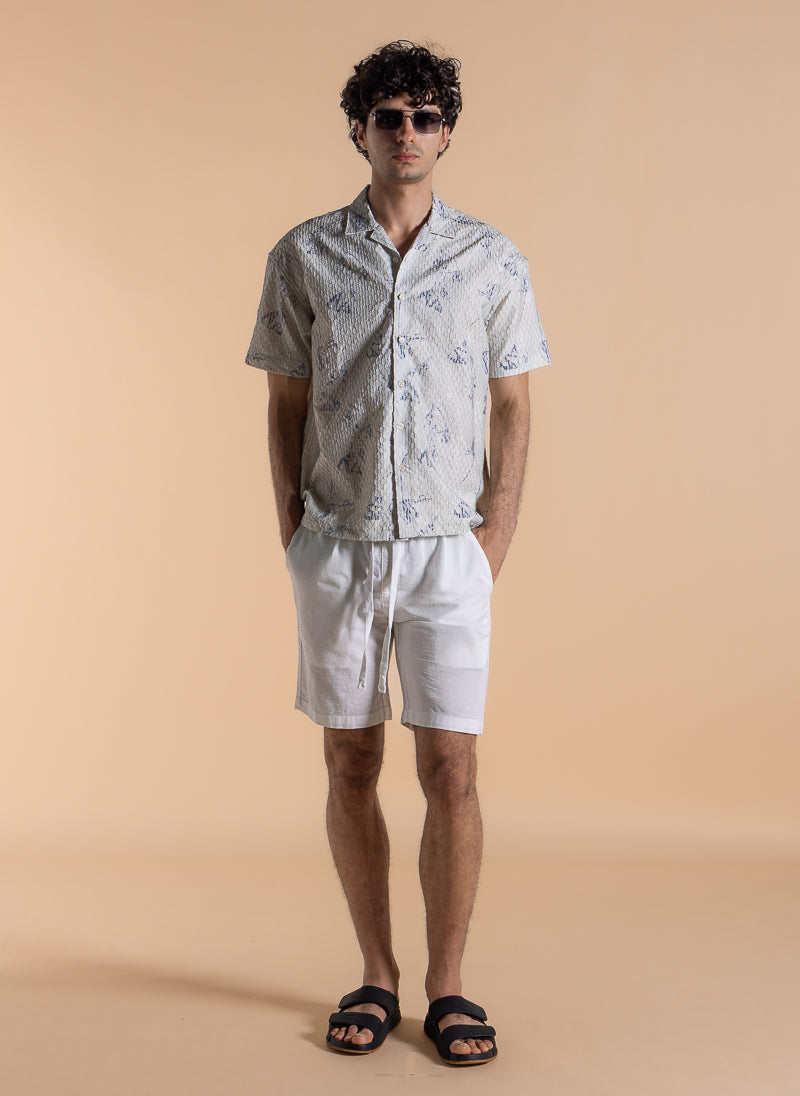 ABSTRACT PRINT COMFORT SHIRT