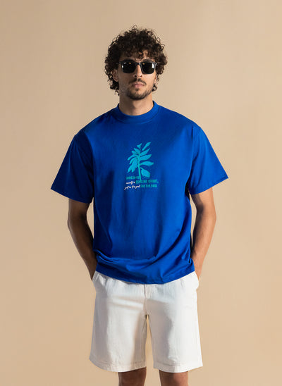 CONTRAST PRINTED T-SHIRT