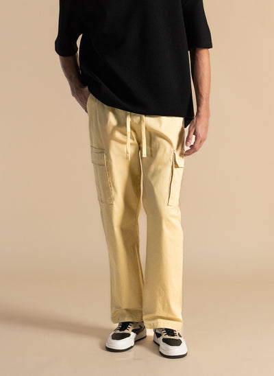 RELAXED FIT CARGO TROUSERS