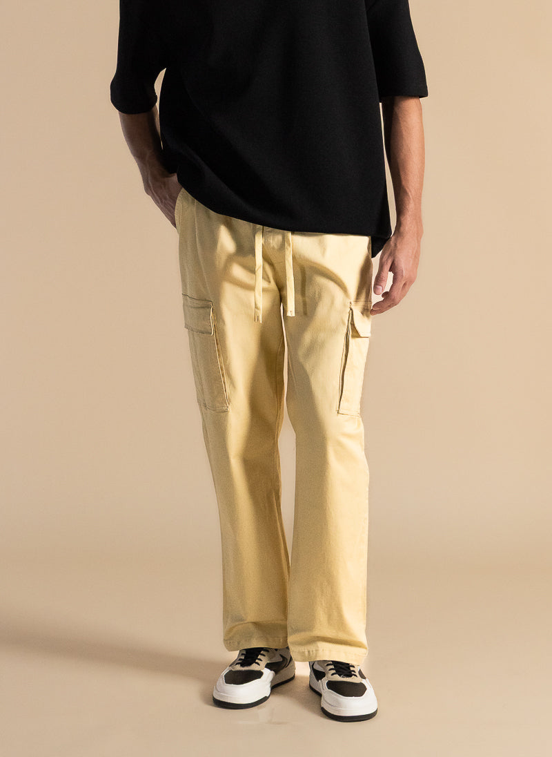 RELAXED FIT CARGO TROUSERS