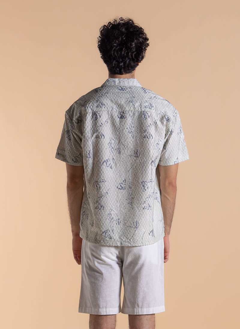 ABSTRACT PRINT COMFORT SHIRT