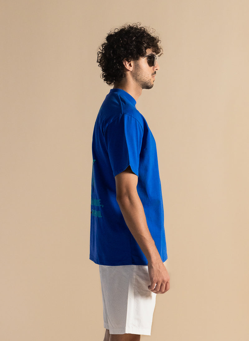 CONTRAST PRINTED T-SHIRT