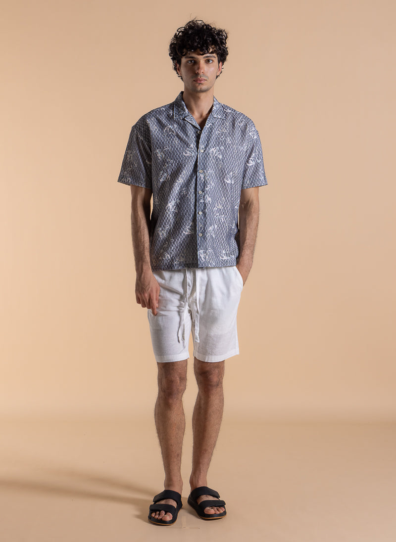 ABSTRACT PRINT COMFORT SHIRT