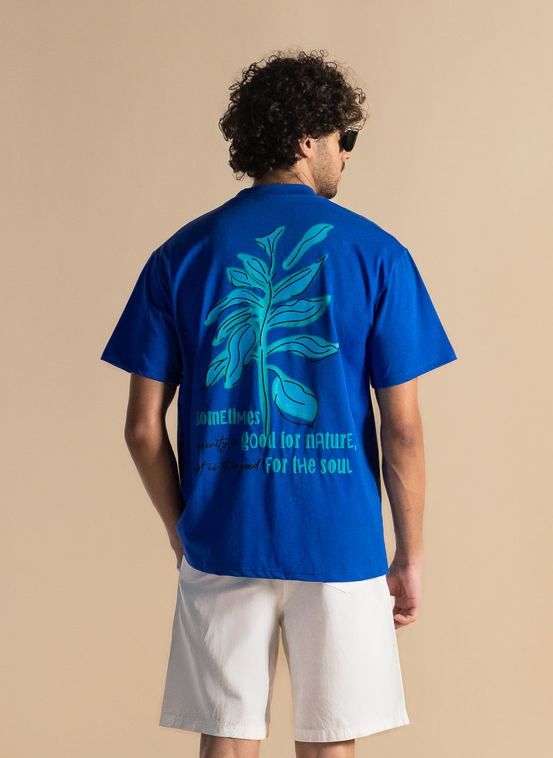 CONTRAST PRINTED T-SHIRT