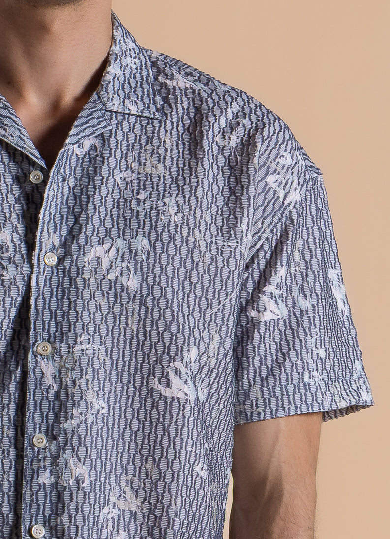 ABSTRACT PRINT COMFORT SHIRT