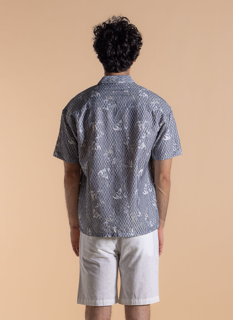 ABSTRACT PRINT COMFORT SHIRT